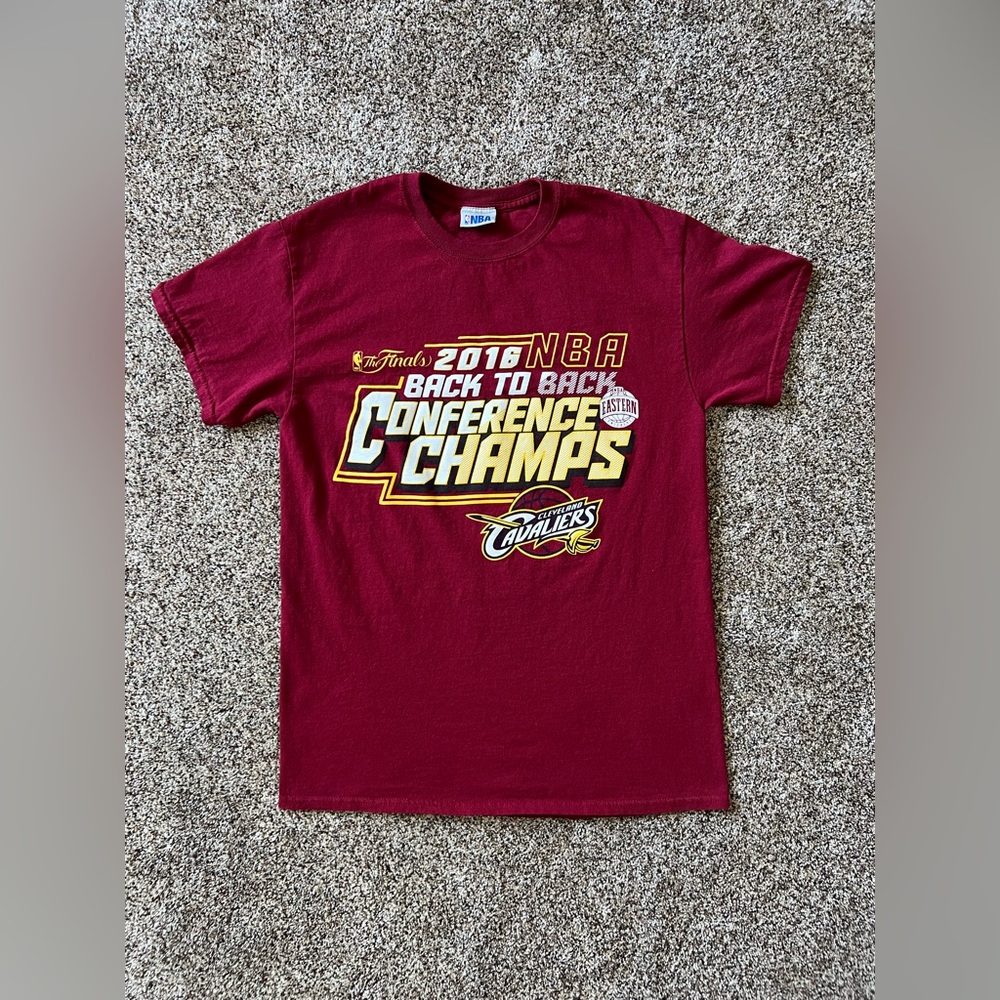 NBA 2016 Back to Back Conference Champs Cleveland Cavaliers T-shirt Size Men’s L